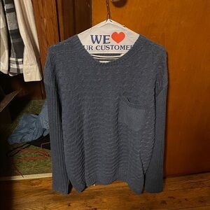 Weatherproof Men's Navy Crewneck Sweater